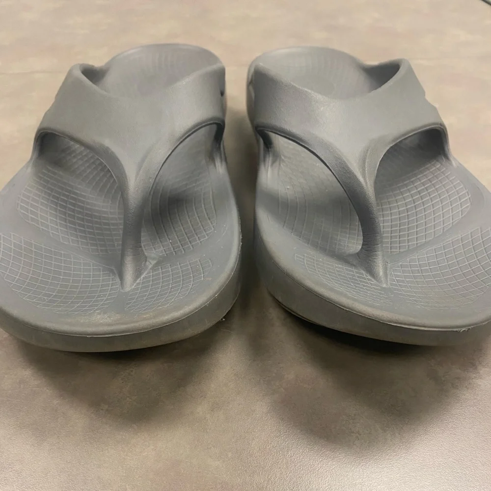 OOFOS MEN'S OORIGINAL SANDAL - SLATE Size M14/W16